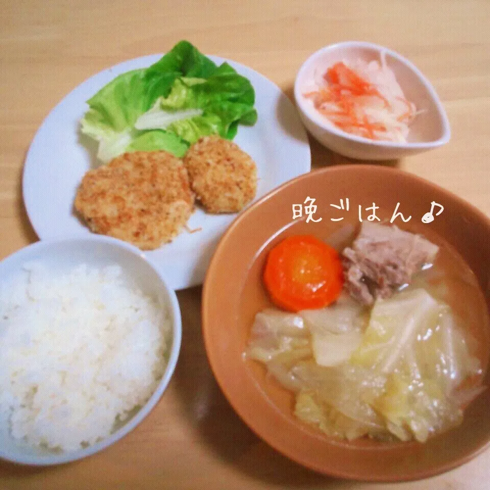 Snapdishの料理写真:こむぎ家の晩ご飯（3月17日）|こむぎさん