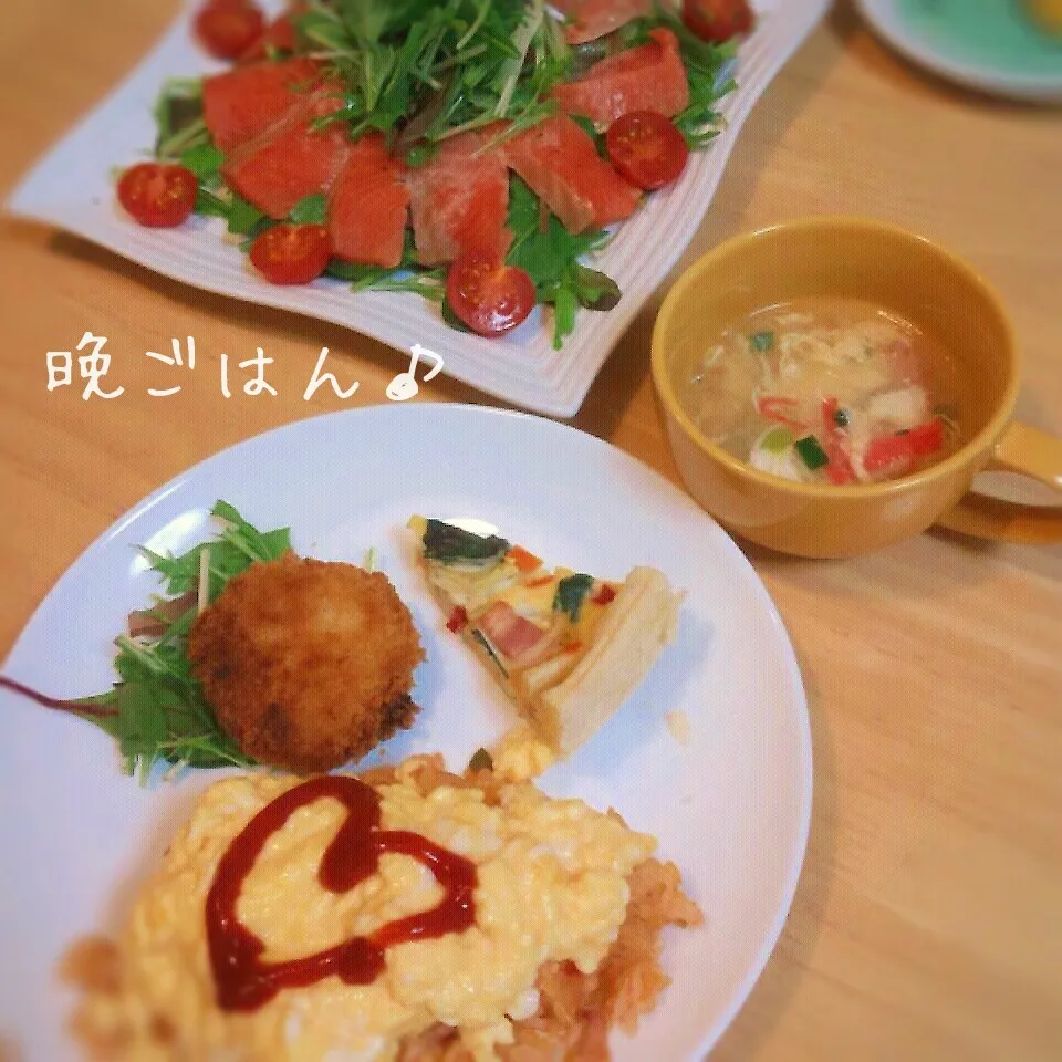 こむぎ家の晩ご飯（3月10日）|こむぎさん