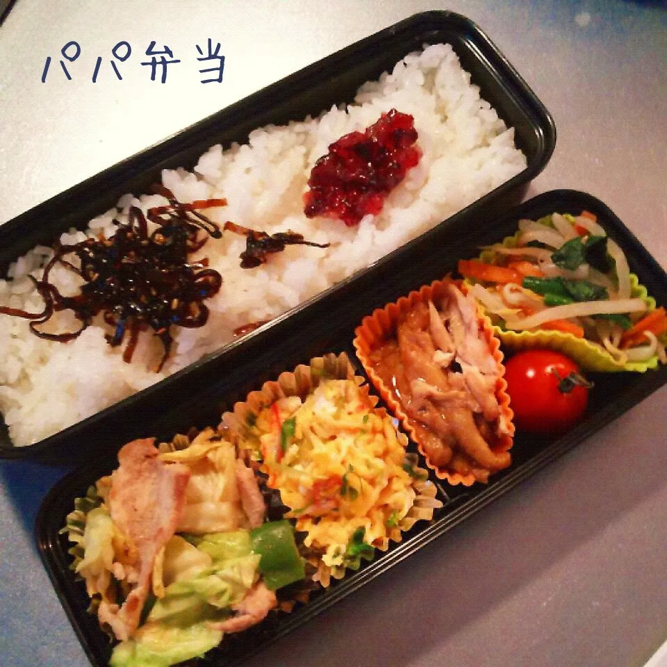 Snapdishの料理写真:パパ弁当|こむぎさん