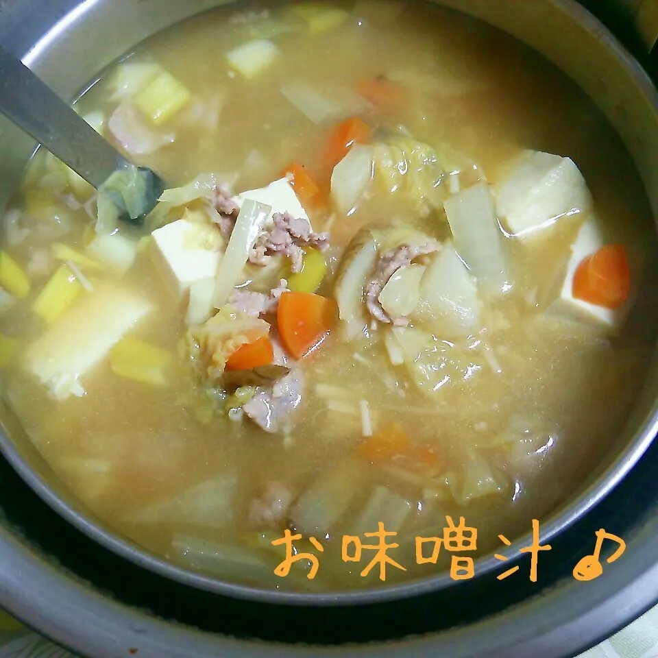 カレー豚汁♪|ちびたまさん