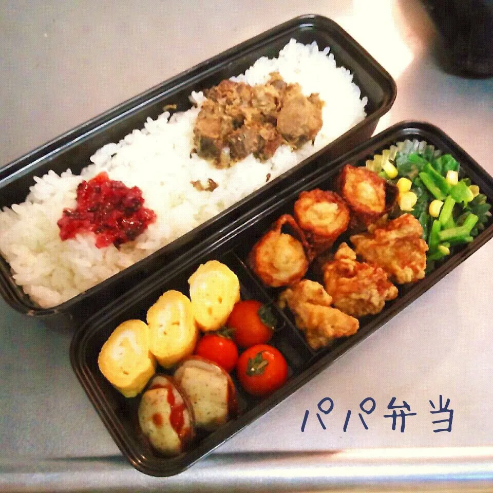 Snapdishの料理写真:パパ弁当|こむぎさん