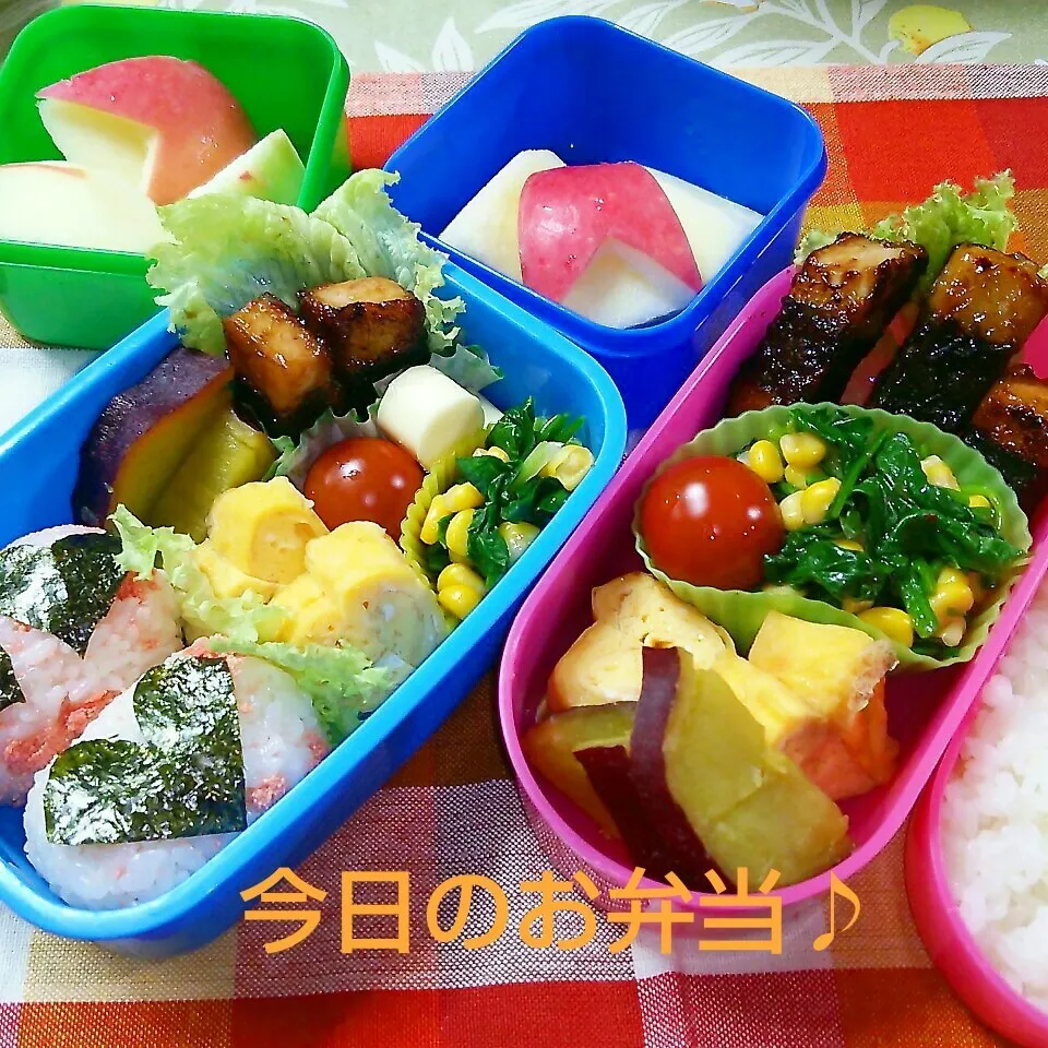 マグロ磯辺巻き弁当♪|ちびたまさん