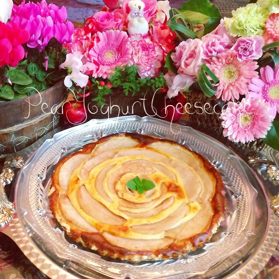 Pear Yoghurt Cheesecake|henryさん