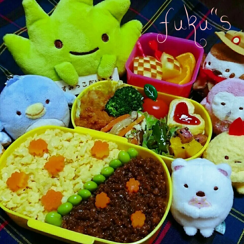 Snapdishの料理写真:学習発表会のお弁当🎵|ぷ～にゃんさん