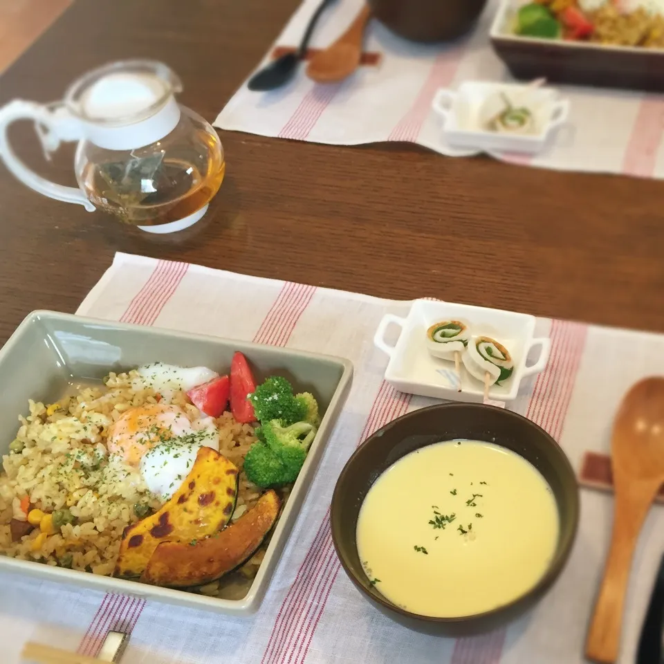 簡単ピラフランチ🍴|こはるんママさん