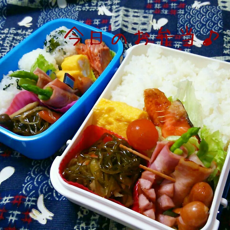 鮭弁当♪|ちびたまさん