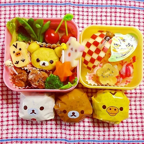 Snapdishの料理写真:♡リラックマ弁当♡|こはるんママさん