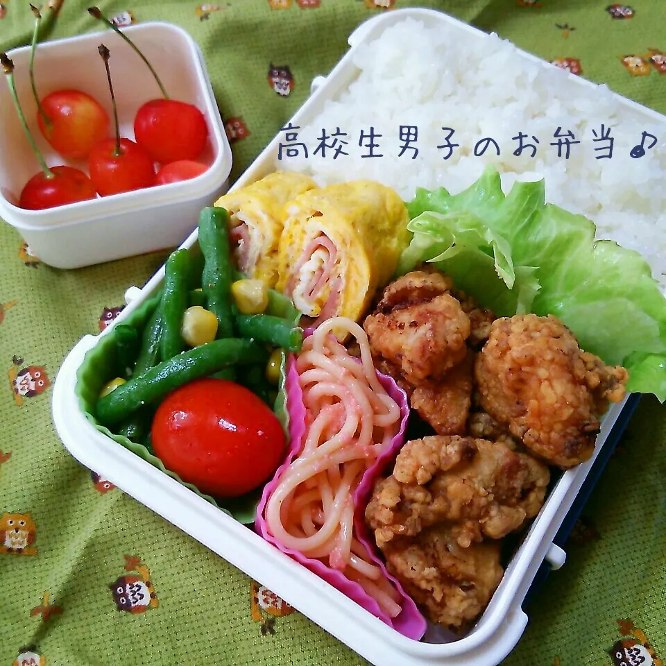 唐揚げ弁当♪|ちびたまさん