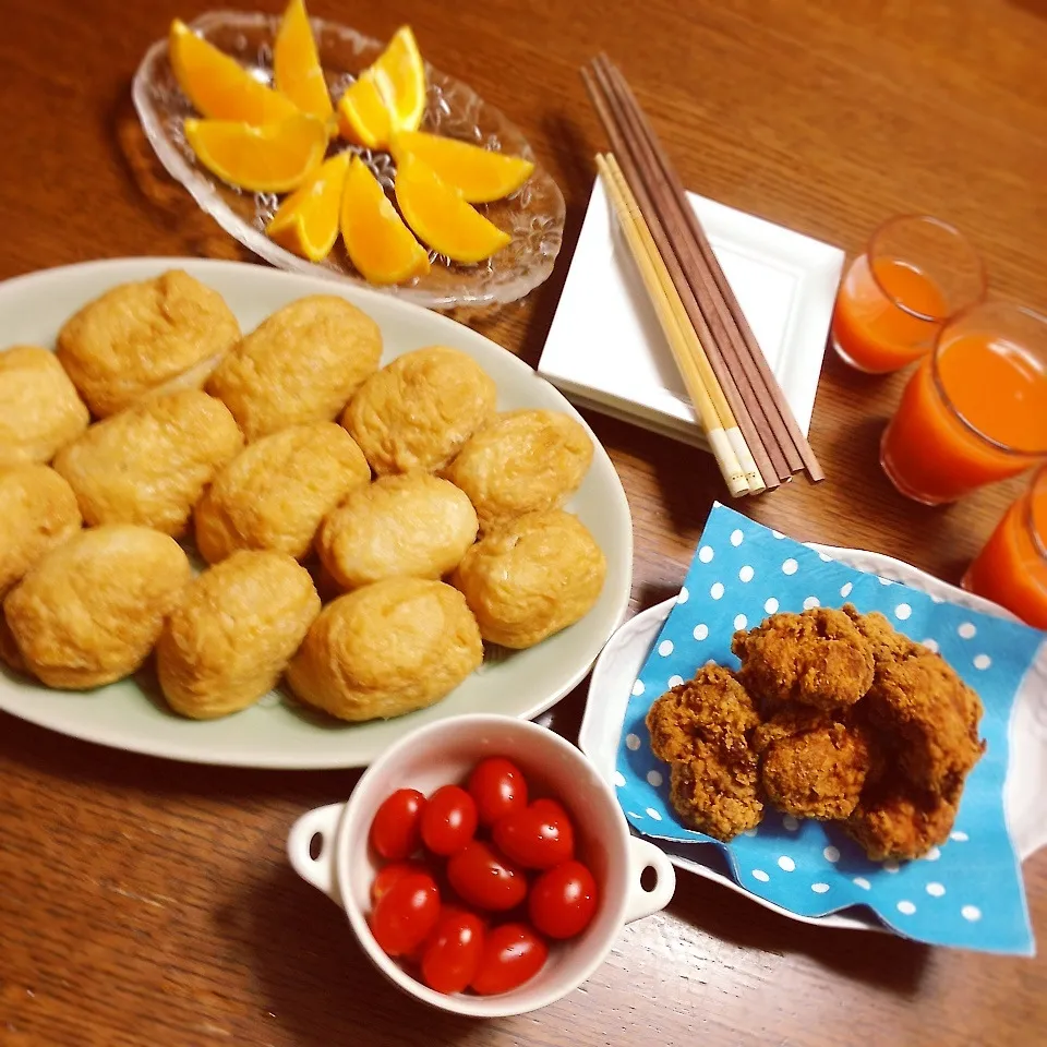 お祭り行く前の軽い食事(*^^*)|こはるんママさん