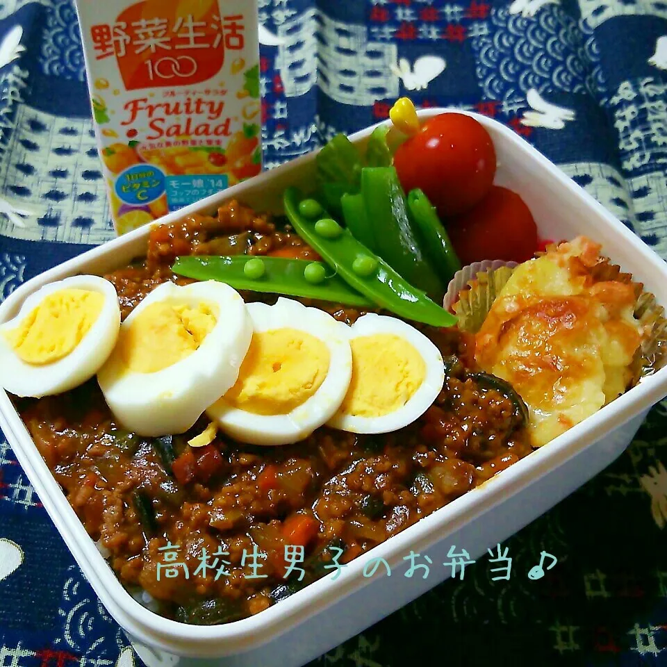 キーマカレー弁当♪|ちびたまさん