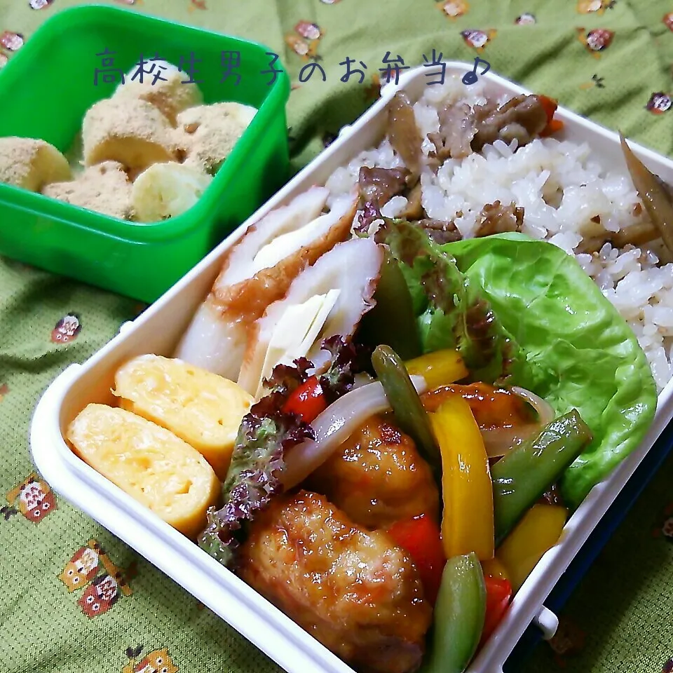 Snapdishの料理写真:混ぜごはん弁当♪|ちびたまさん