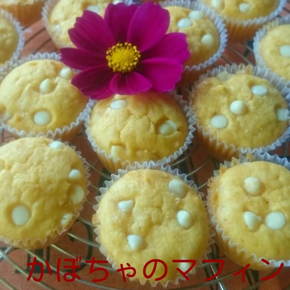 ㊗100投稿♥mimine-chanのかぼちゃマフィン|あやちゃんママさん
