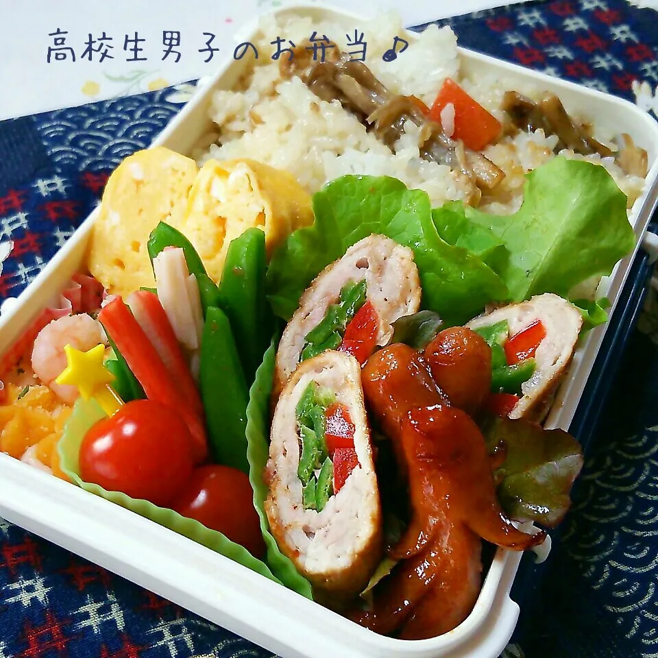 パプリカの肉巻き弁当♪|ちびたまさん