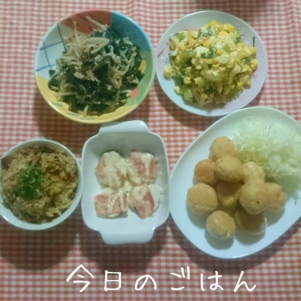 Snapdishの料理写真:晩ごはん|あやちゃんママさん