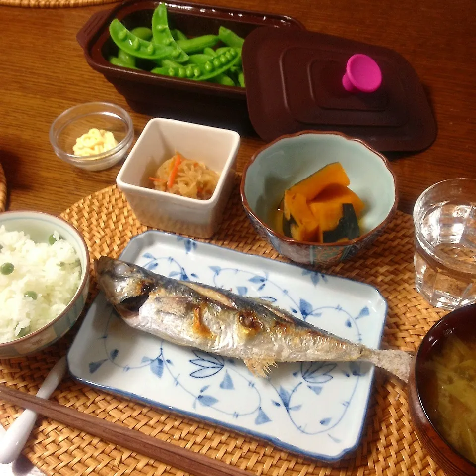 Snapdishの料理写真:アジの塩焼き|こはるんママさん