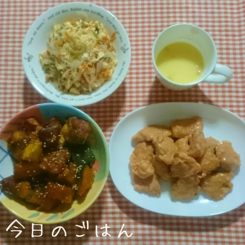 Snapdishの料理写真:簡単☆晩ごはん|あやちゃんママさん