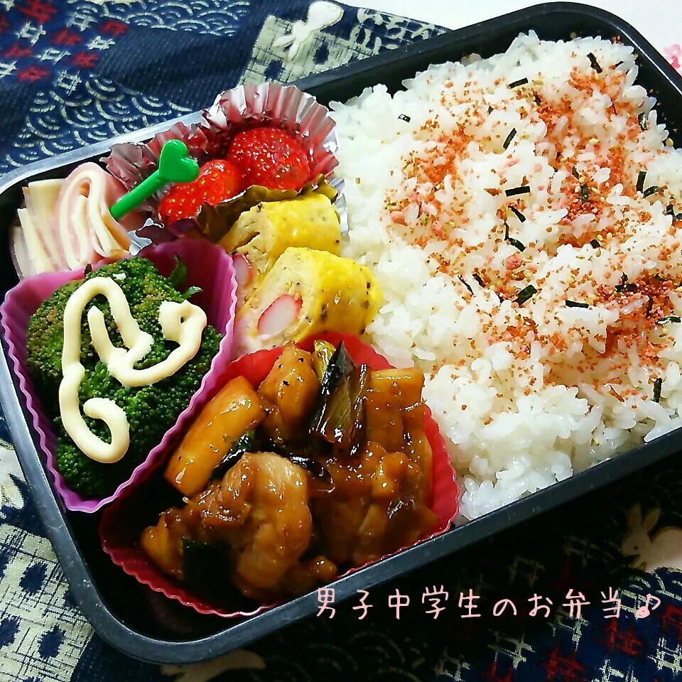 Snapdishの料理写真:焼き鳥弁当♪|ちびたまさん