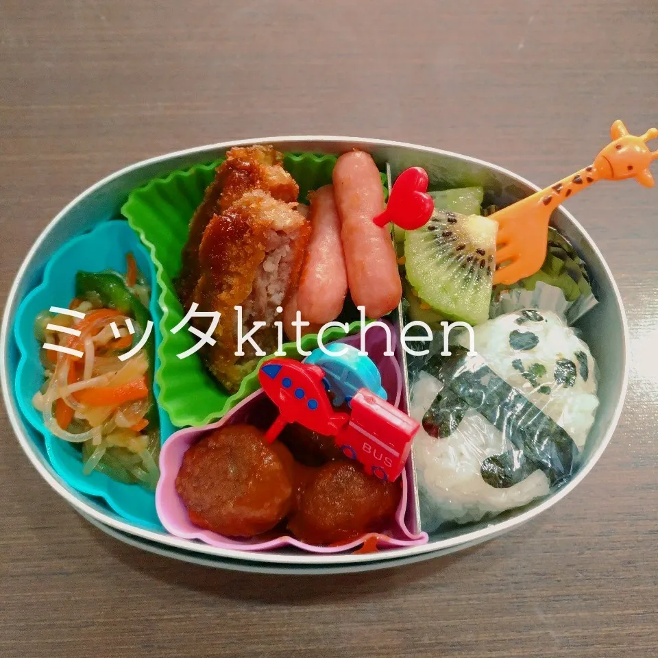 Snapdishの料理写真:ちび助弁当|ミッタさん