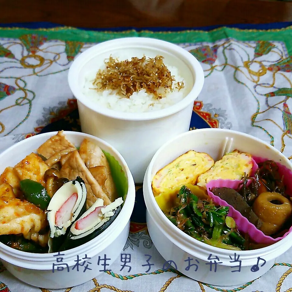 焼肉＆イカチリ弁当♪|ちびたまさん