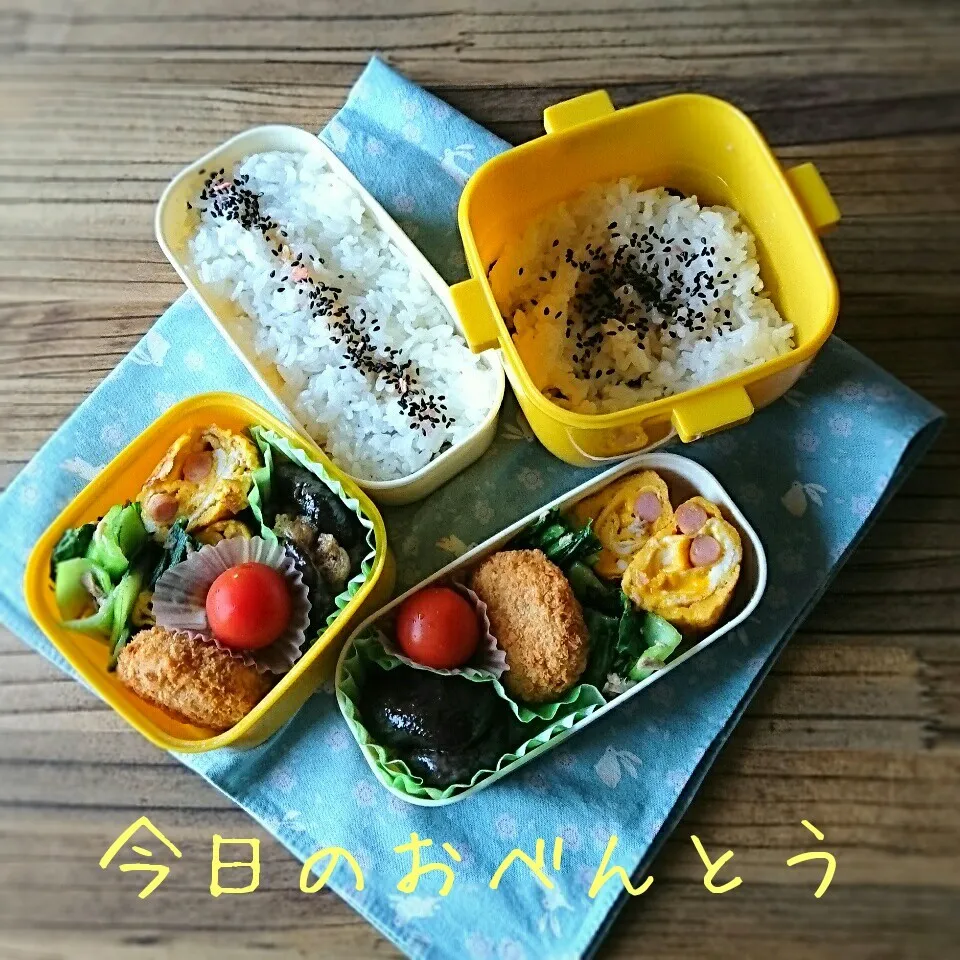 息子弁当・おっと弁当 4/20|ふ〜たん**さん