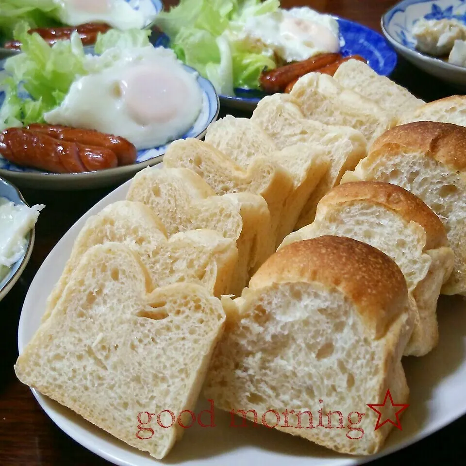 ミニ食パンでモーニング～♪|ちびたまさん