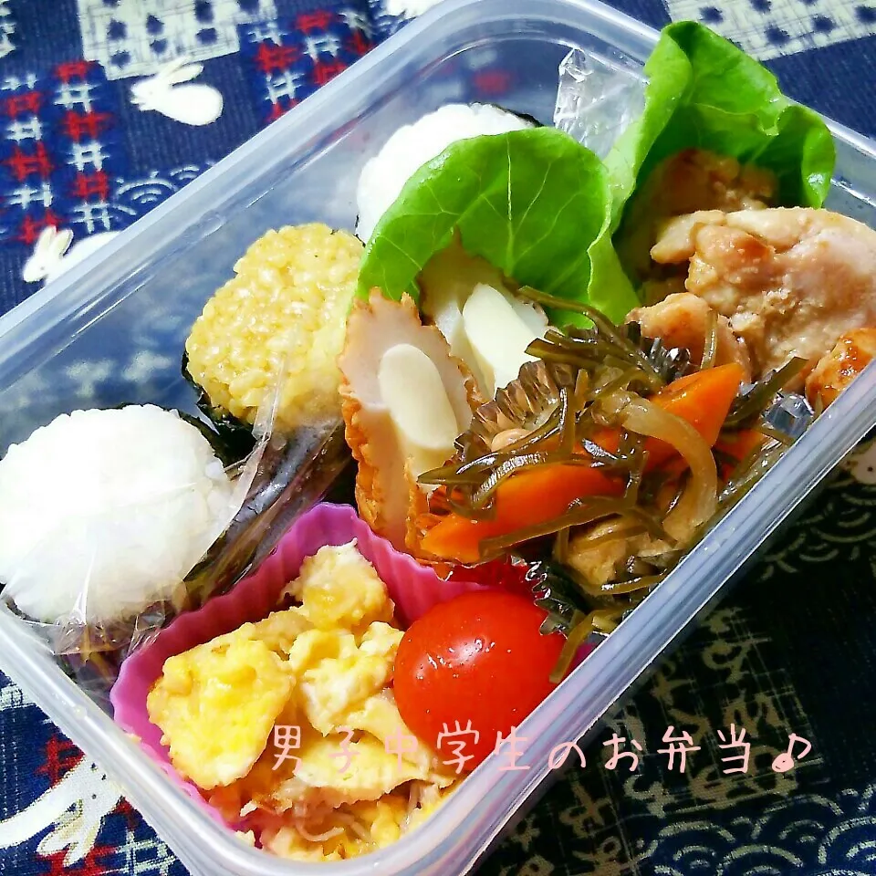 おにぎり弁当♪|ちびたまさん