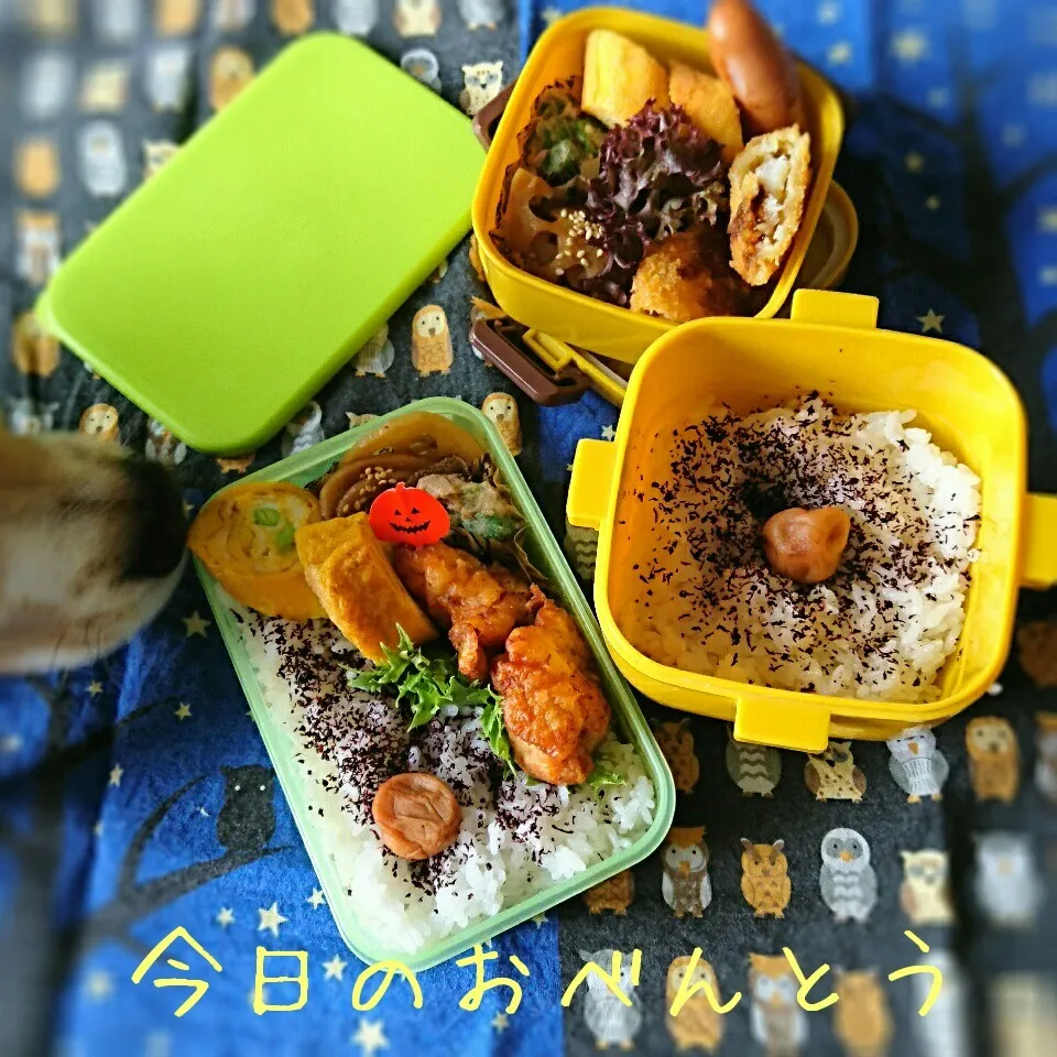 Snapdishの料理写真:高3弁当・おっと弁当 9/20|ふ〜たん**さん