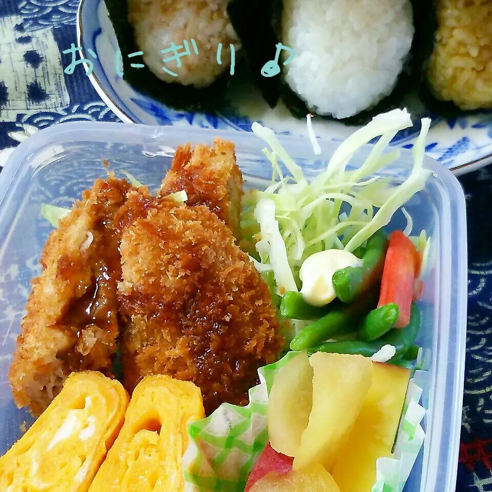 おにぎり弁当♪|ちびたまさん