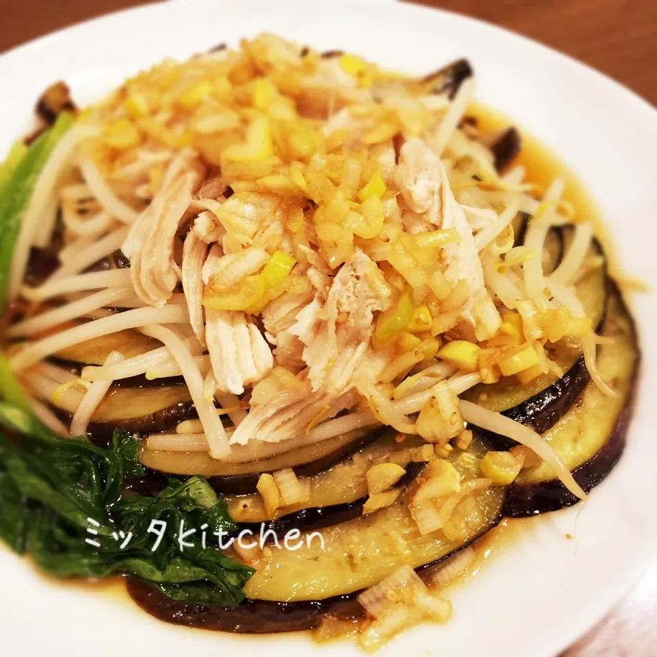 茄子のネギソース|ミッタさん