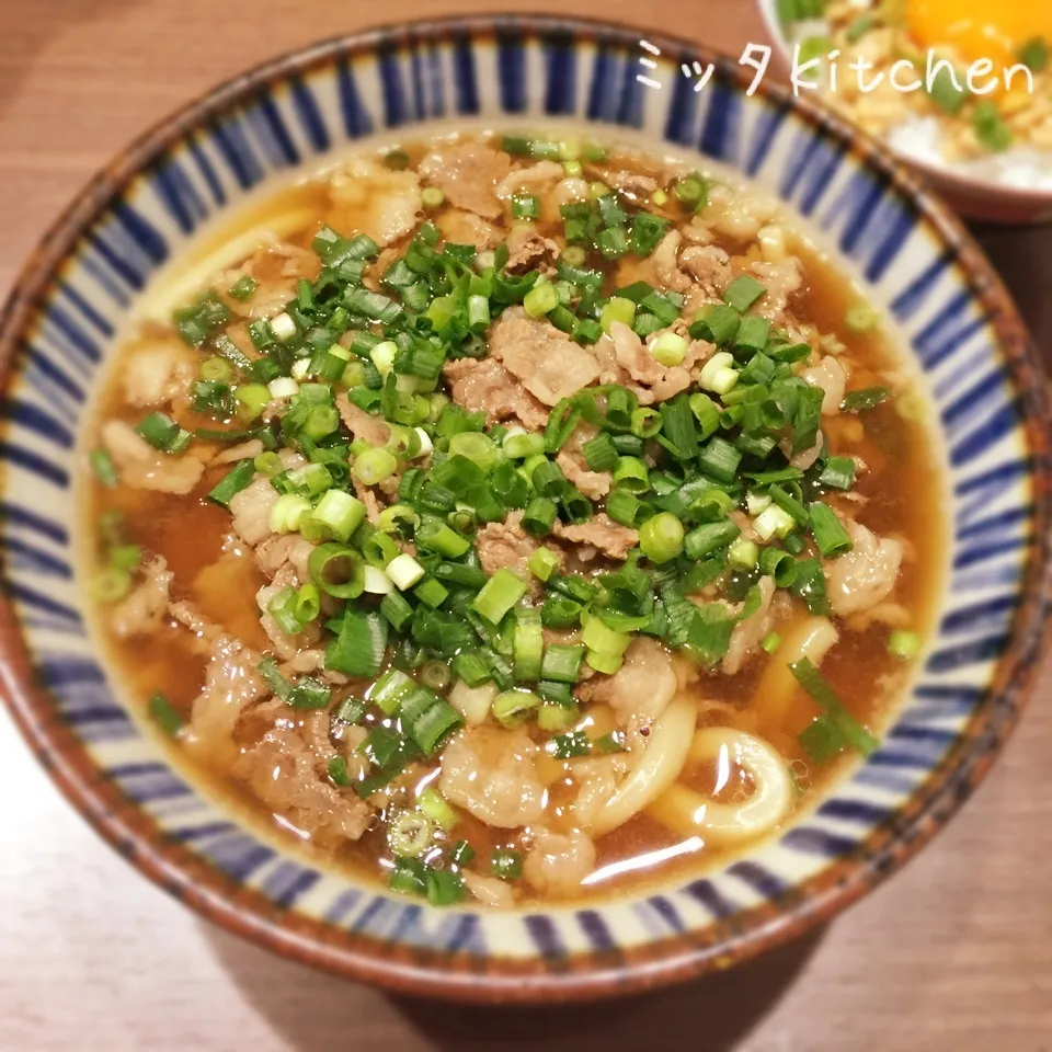 Snapdishの料理写真:肉うどん|ミッタさん