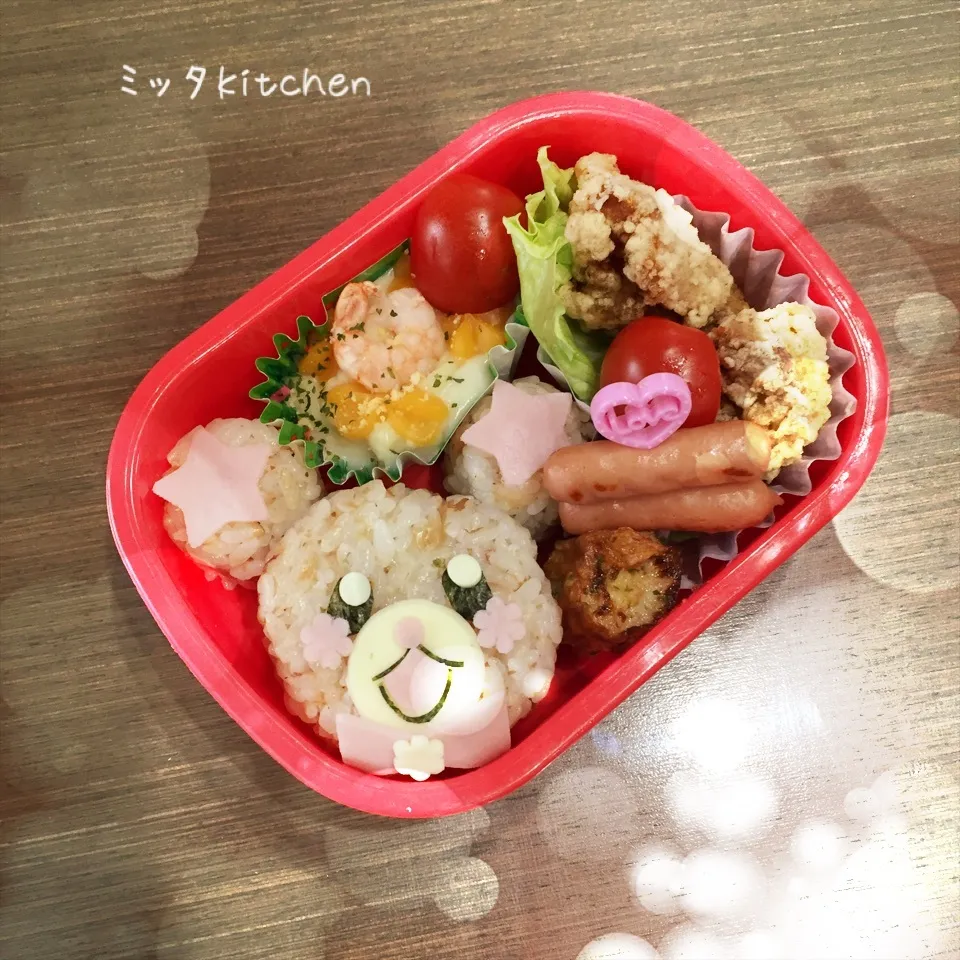 2016園児弁当。モフルンなんて知らないし…(´Д` )|ミッタさん