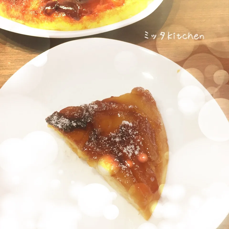 タルトタタン風りんごのホットケーキ|ミッタさん