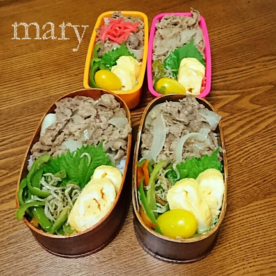 牛丼弁当|maryさん