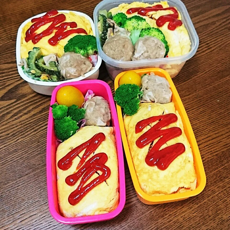 オムライスお弁当♡|maryさん