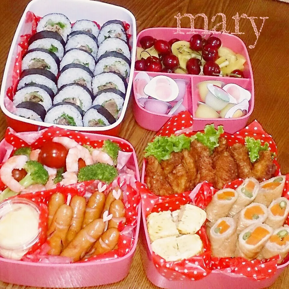 運動会のお弁当♡|maryさん