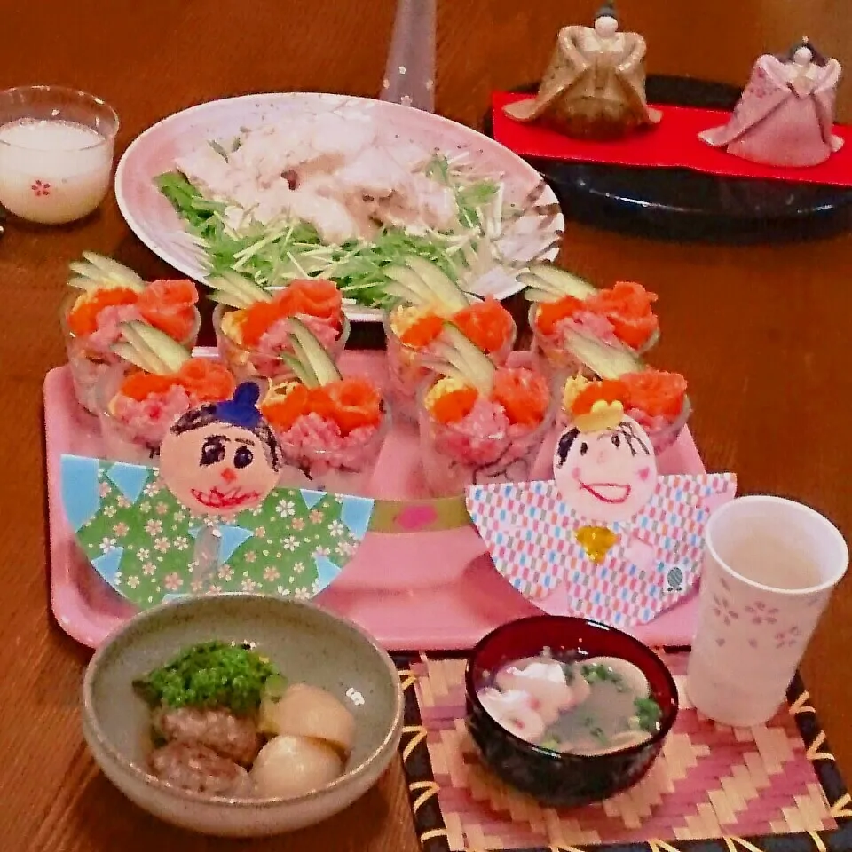 Snapdishの料理写真:雛祭り♡|maryさん