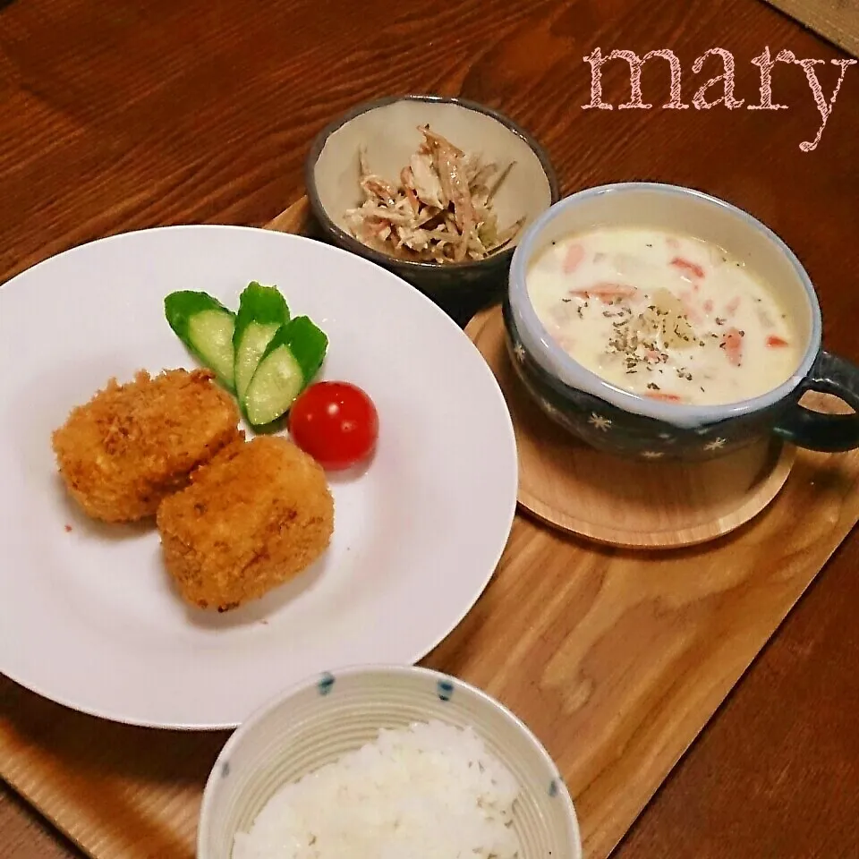 Snapdishの料理写真:夜ごはん♡1/15|maryさん