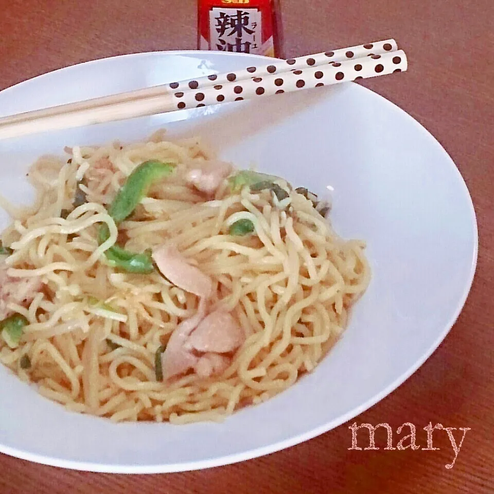 鶏肉の塩焼きそば♡|maryさん