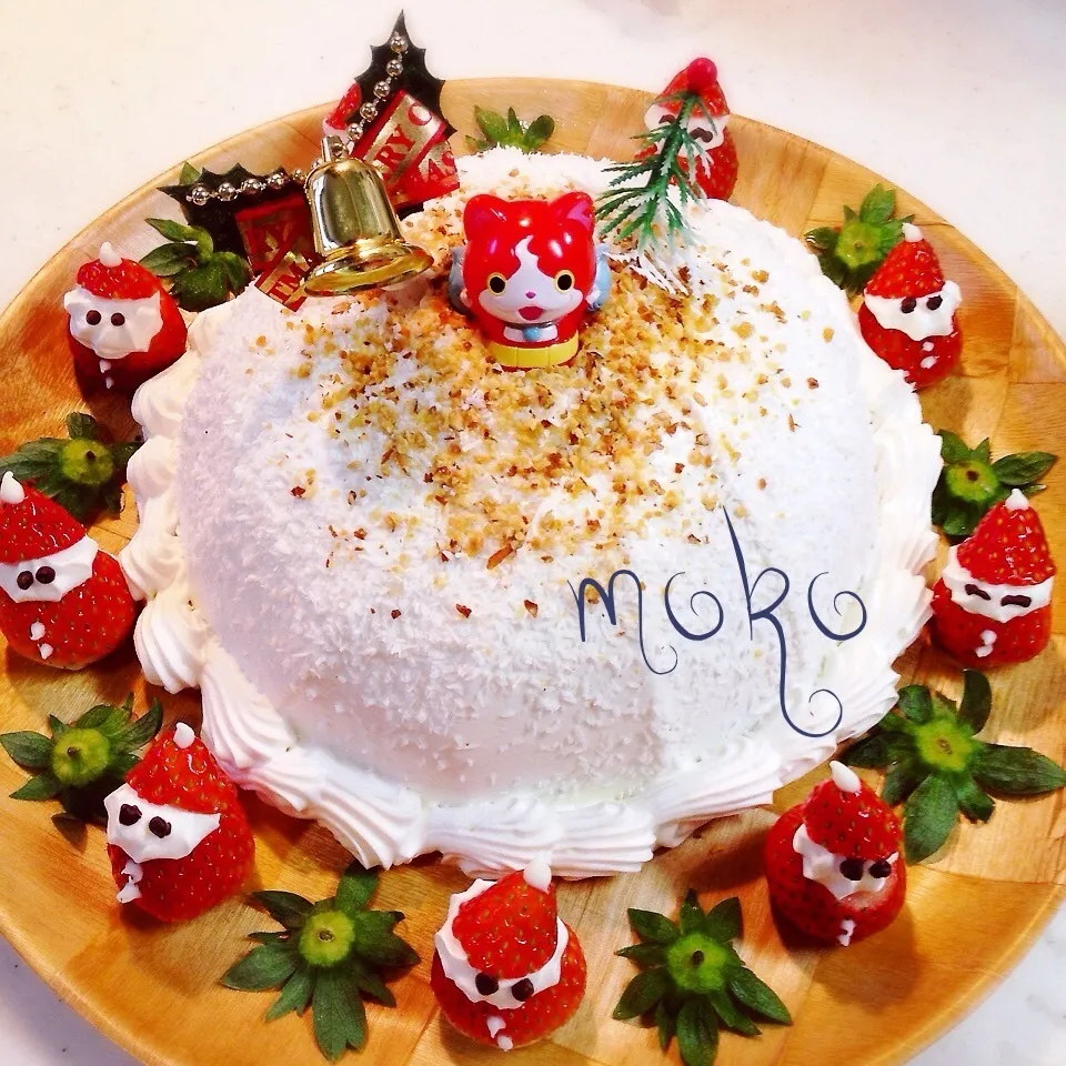 ジバニャンを探せ‼︎Christmas cake♬|mokomamaさん