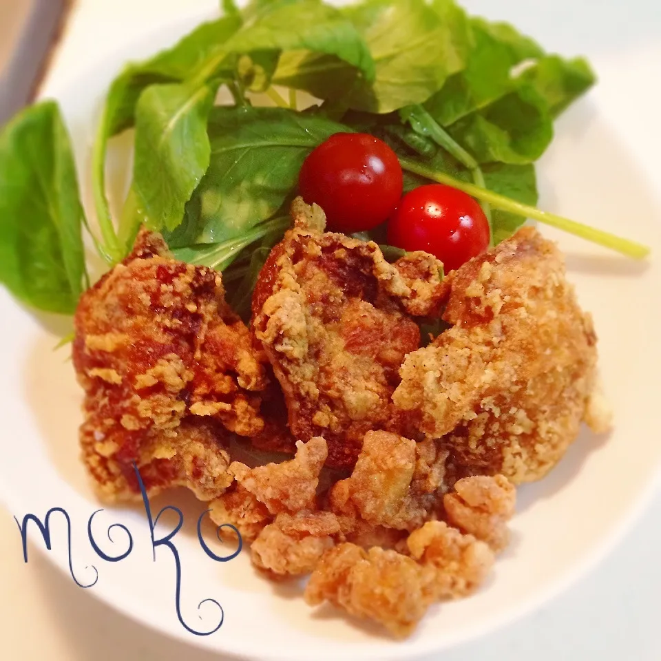 鳥もも＆軟骨唐揚げ♥︎|mokomamaさん