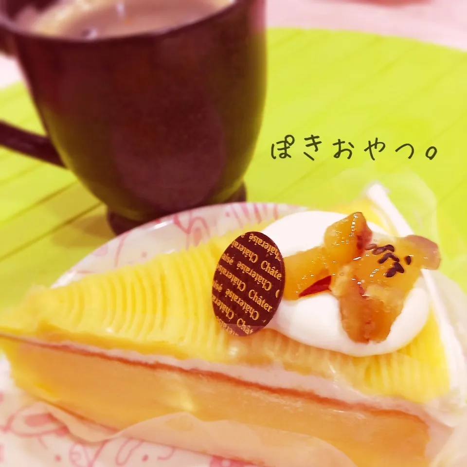 パンプキンチーズケーキ。|ぽき。さん