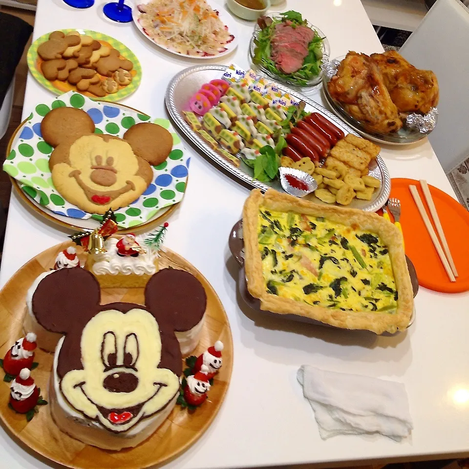 Snapdishの料理写真:Xmasパーティー|mokomamaさん