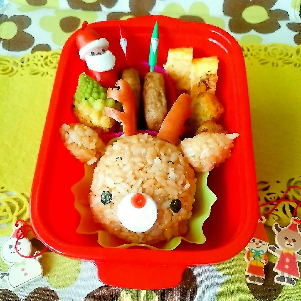 Snapdishの料理写真:クリスマス弁当|ゆかりんさん