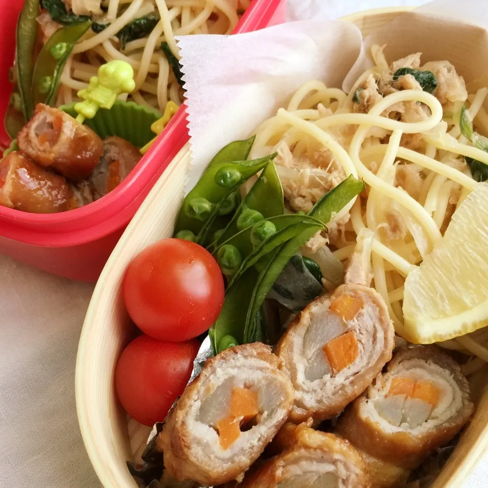 冷めても美味しい和風パスタ弁当☆|おいもさん