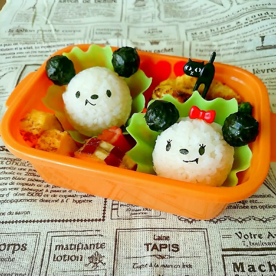 ハロウィンおばけミッキーミニー弁当|ゆかりんさん