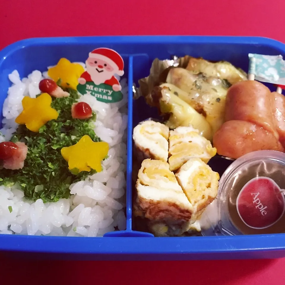 メリークリスマス！ミートグラタンお弁当☆|おいもさん