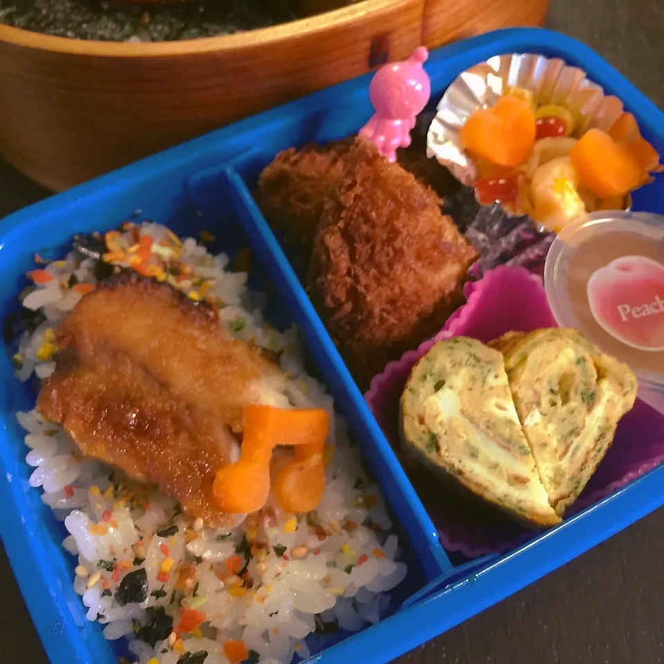 残り物でちゃちゃっと弁当☆|おいもさん