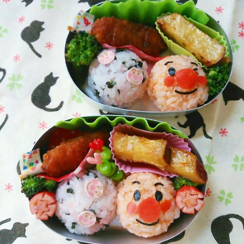 Snapdishの料理写真:アンパンマン弁当|ゆかりんさん