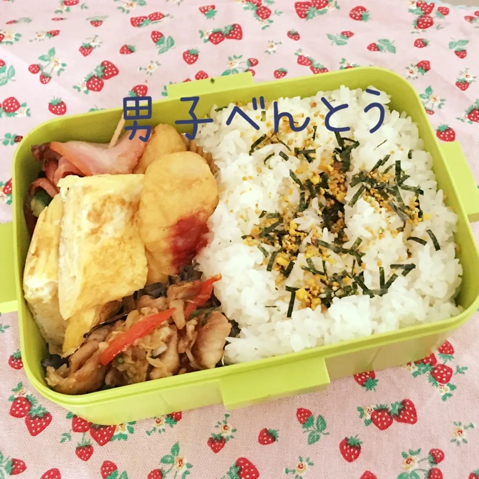 Snapdishの料理写真:男子べんとう|ゆきさん