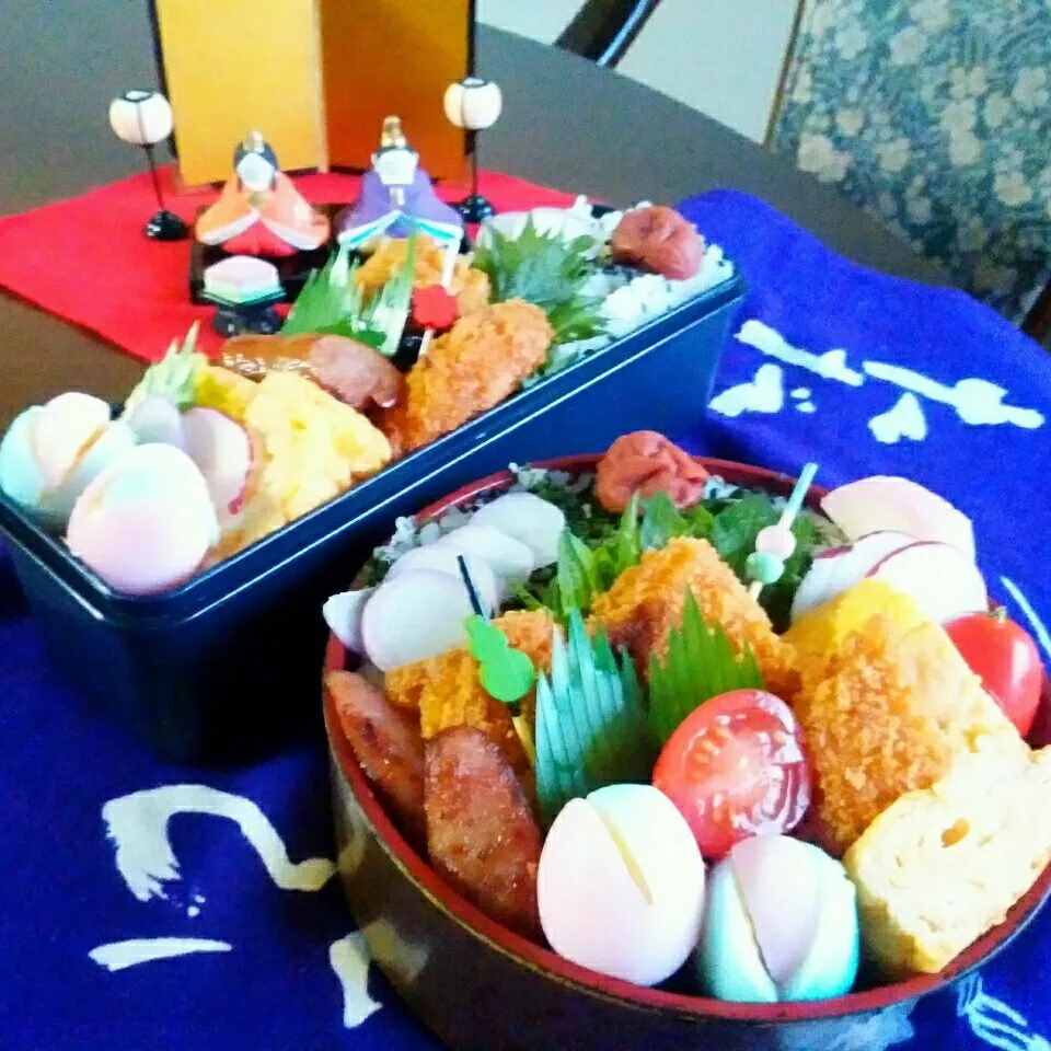 Snapdishの料理写真:お雛様弁当|ぶりさんさん